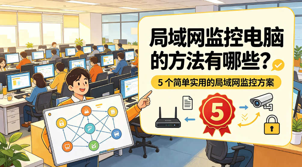 局域网监控电脑的方法有哪些?5 个简单实用的局域网监控方案(图1) image.png