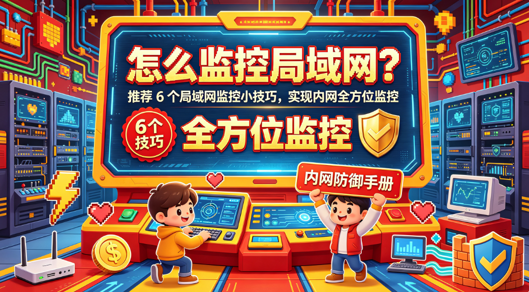 怎么监控局域网?推荐 6 个局域网监控小技巧,实现内网全方位监控(图1) image.png