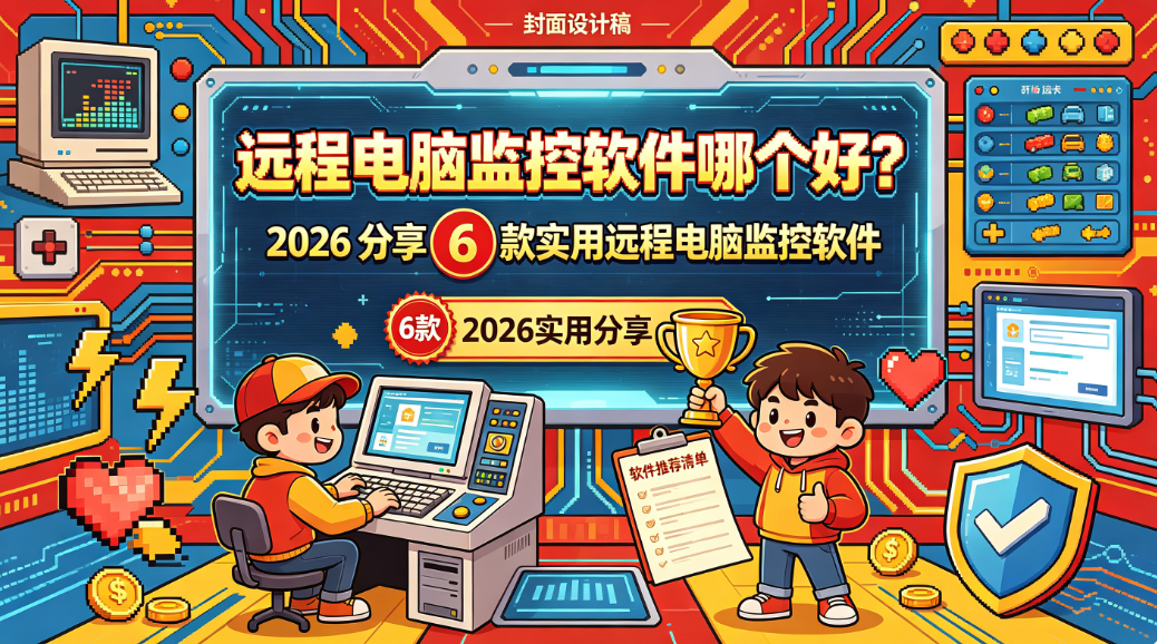 远程电脑监控软件哪个好?2026 分享 6 款实用远程电脑监控软件(图1) image.png