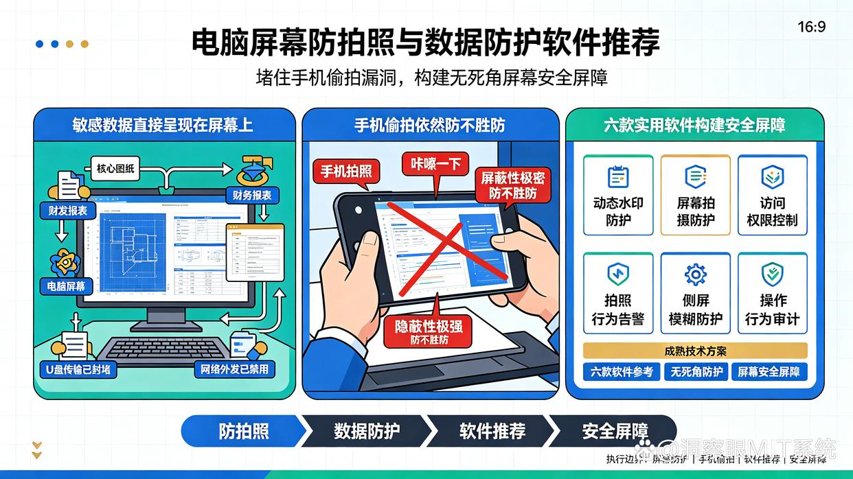 怎么防止电脑屏幕被偷拍?推荐六款实用的屏幕防拍照软件,都是精选(图1) 怎么防止电脑屏幕被偷拍?推荐六款实用的屏幕防拍照软件,都是精选(图1)