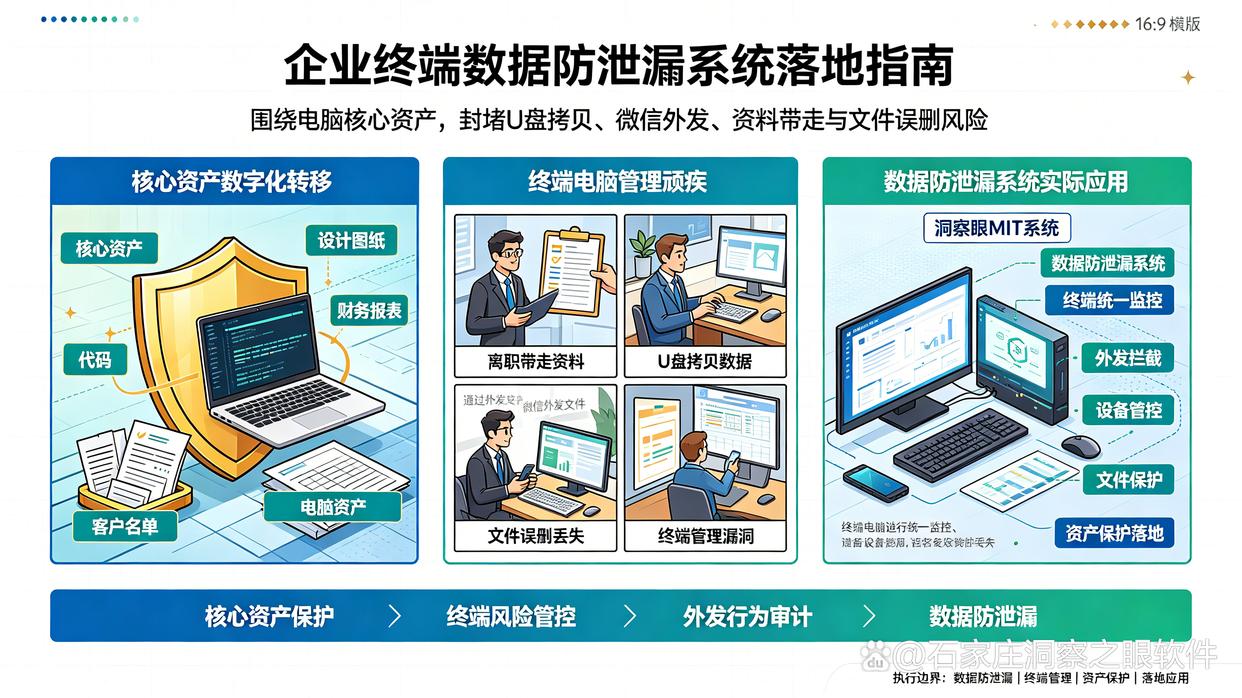 数据防泄漏系统适合解决哪些电脑管理问题?一文解说,看完就明白了(图1) 数据防泄漏系统适合解决哪些电脑管理问题?一文解说,看完就明白了(图1)