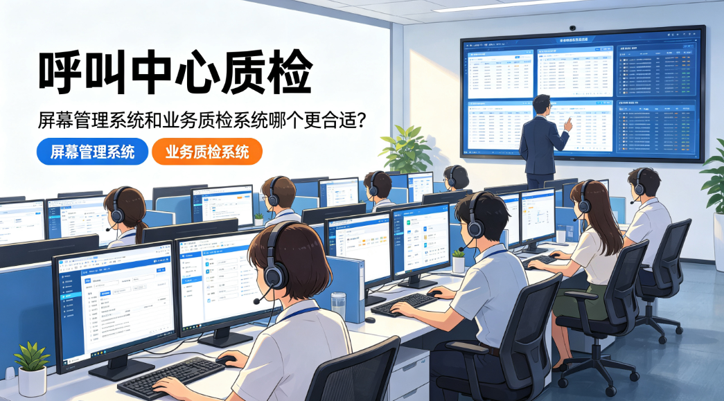 呼叫中心质检,屏幕管理系统和业务质检系统哪个更合适?(图1) image.png