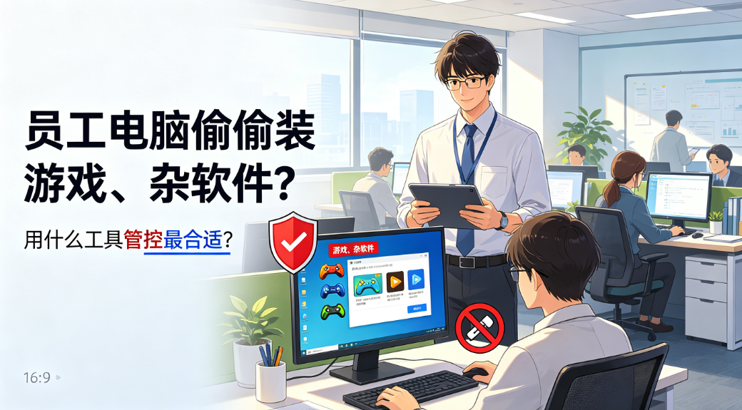 员工电脑偷偷装游戏、杂软件,用什么工具管控最合适?(图1) image.png
