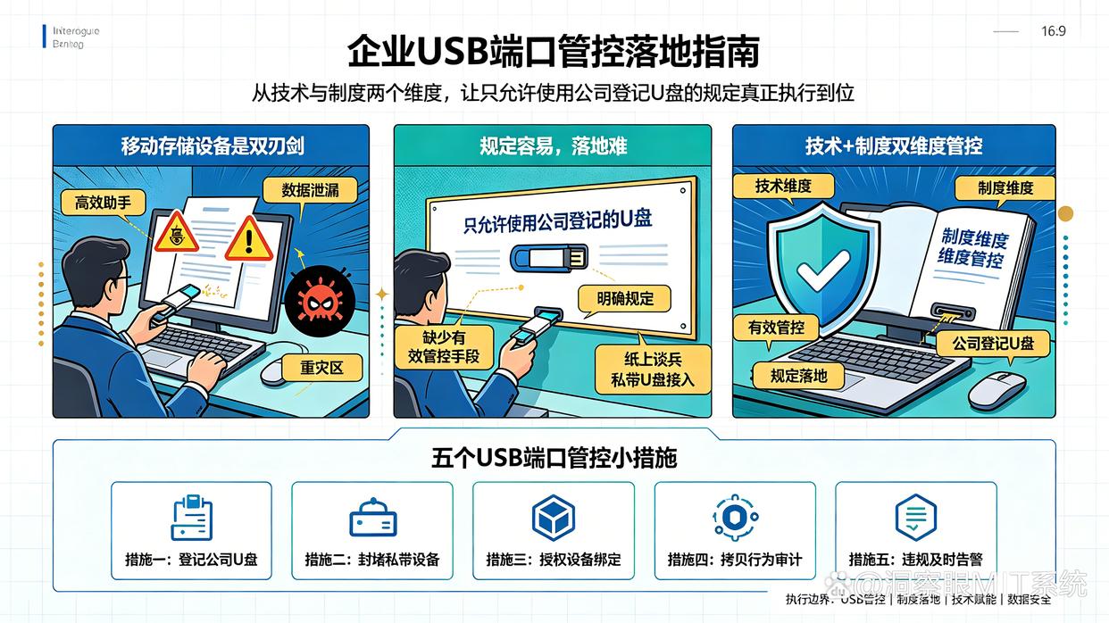只允许使用公司登记的 U 盘?教你五个USB端口管控的小措施,快码住(图1) 只允许使用公司登记的 U 盘?教你五个USB端口管控的小措施,快码住(图1)