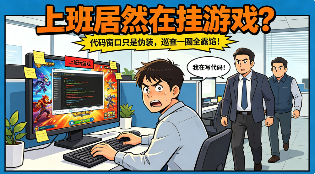上班摸鱼玩游戏,企业电脑管控方法来了,管理者速看(图1) image.png