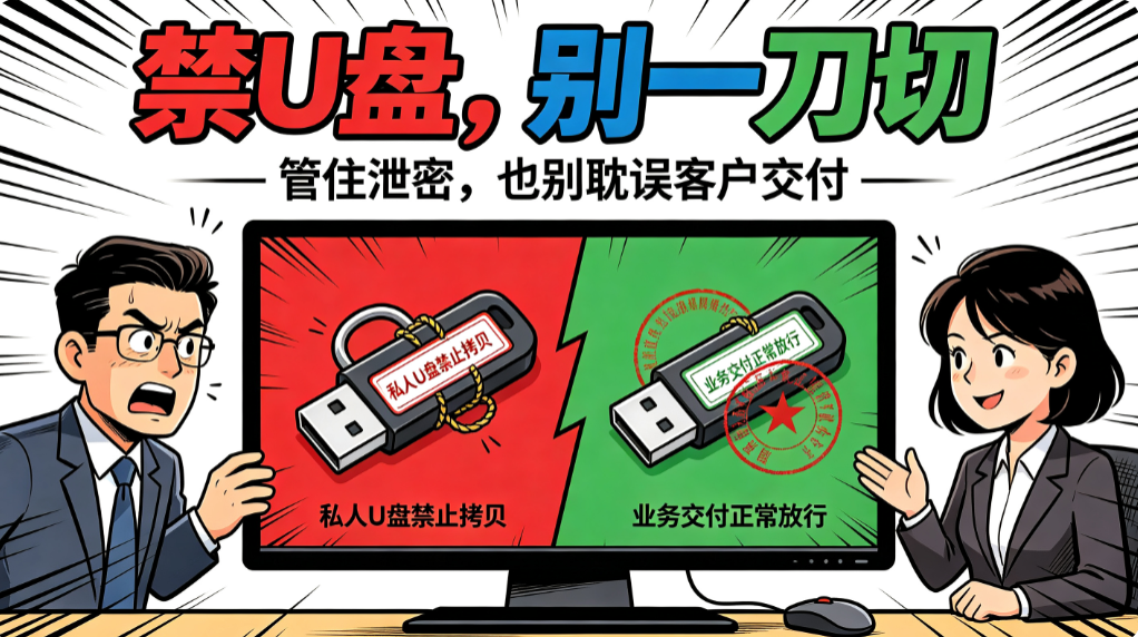 不让随便用 U 盘拷贝资料,正常业务交付不耽误的办法(图1) image.png