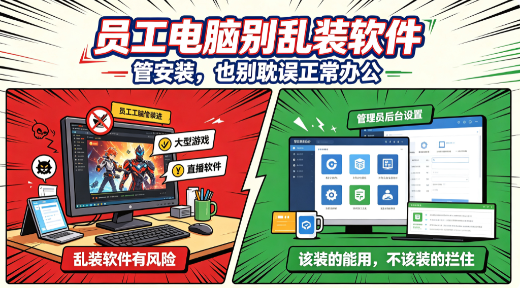 想管住员工电脑随便装软件,选哪类工具?6 款实用工具盘点(图1) image.png