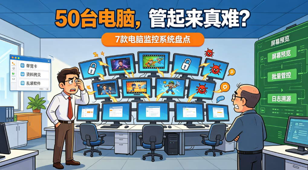 企业 50 台电脑如何管理终端?7 款电脑监控系统推荐(图1) image.png