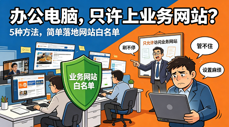 公司电脑只能上业务网站怎么落地?5 种网站管控方法推荐(图1) image.png