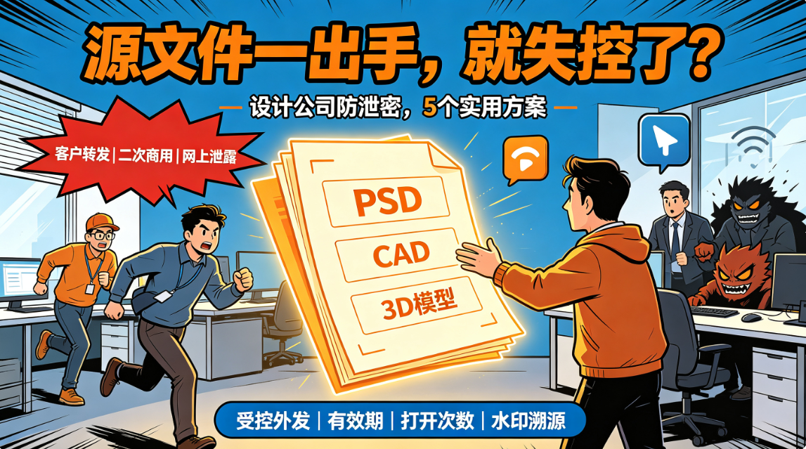设计团队给客户发源文件,如何防止泄密?5 种方法分享(图1) image.png