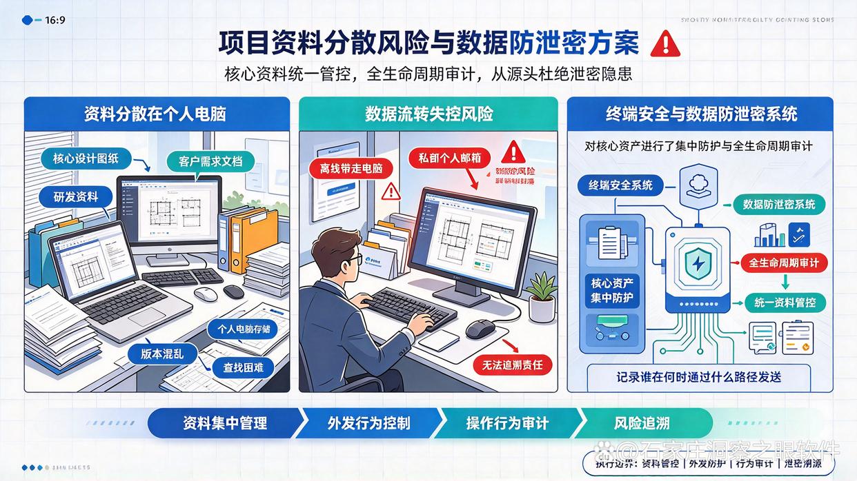 项目资料长期分散在个人电脑，怎么统一管理防止泄密？推荐7款防泄密软件，码住了(图1)