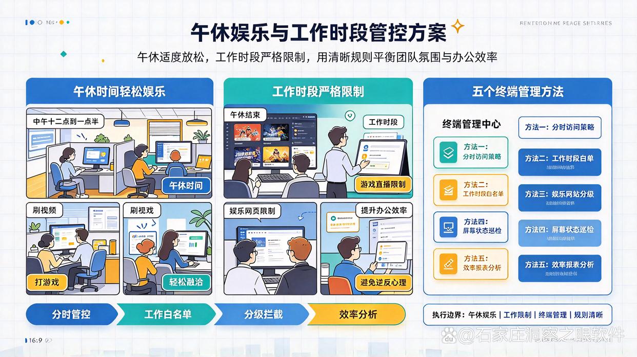 午休可以娱乐但工作时段有限制？分享五个管控方法，分分钟整起来(图1)