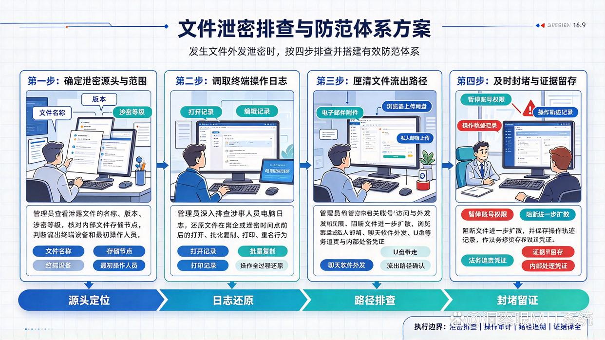 管理员应该如何核查文件外发泄密?推荐7个防止文件泄密的小措施,快码住(图1) 管理员应该如何核查文件外发泄密?推荐7个防止文件泄密的小措施,快码住(图1)