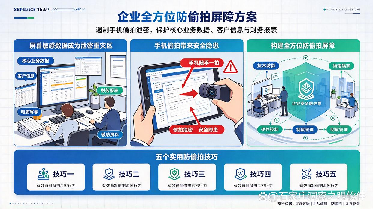 禁止员工拍摄电脑屏幕怎么办?分享五个实用的防偷拍技巧,码住(图1) 禁止员工拍摄电脑屏幕怎么办?分享五个实用的防偷拍技巧,码住(图1)