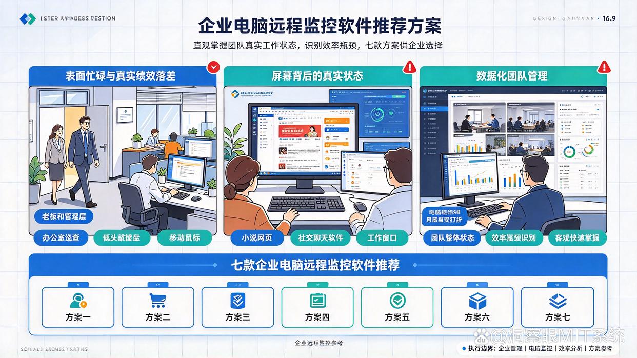老板希望快速查看员工整体工作情况,哪个监控软件更合适?推荐七款电脑远程监控软件,建议试试(图1) 老板希望快速查看员工整体工作情况,哪个监控软件更合适?推荐七款电脑远程监控软件,建议试试(图1)