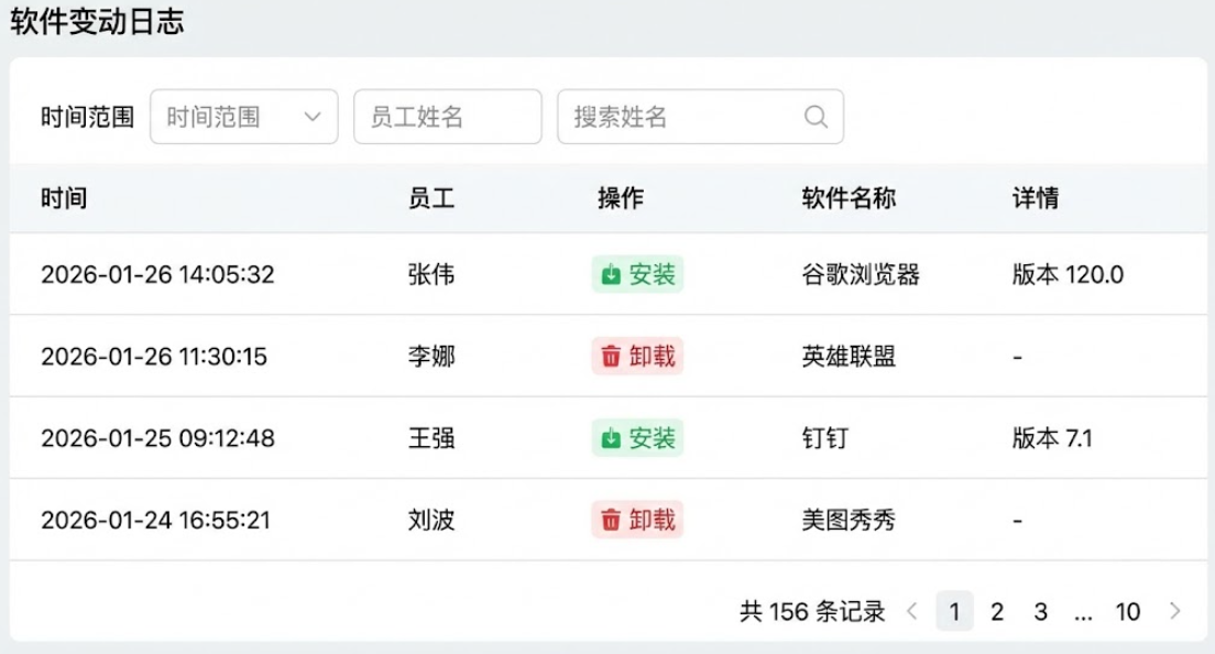 电脑软件怎么管控？仅放行授权软件，6 款管理系统盘点(图5)