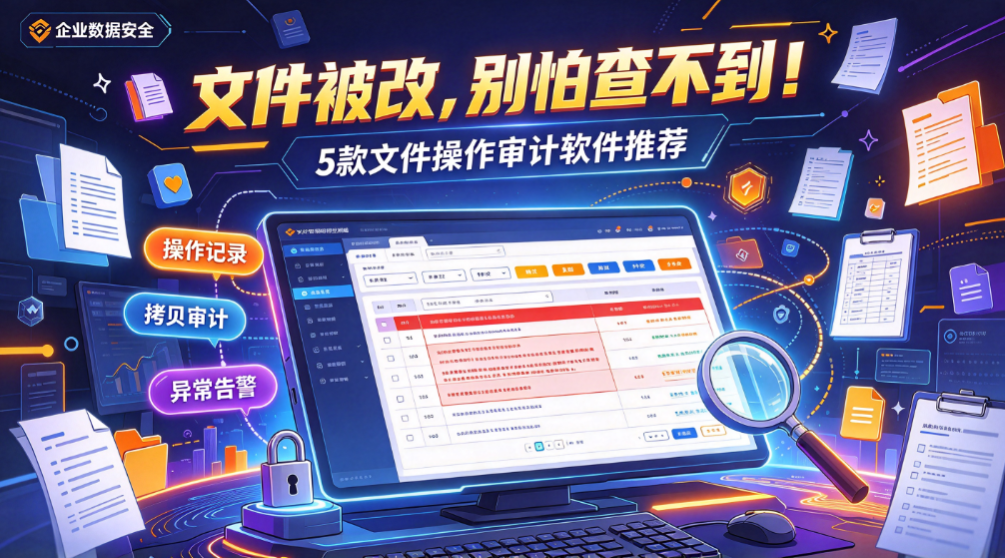 文件改动全程留痕!5 款好用的文件操作审计软件推荐(图1) image.png
