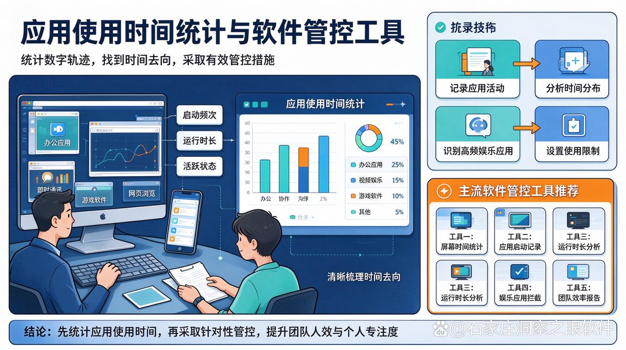 如何统计各应用的启动和使用时间?推荐5个软件管控软件,快收藏了(图1) 如何统计各应用的启动和使用时间?推荐5个软件管控软件,快收藏了(图1)