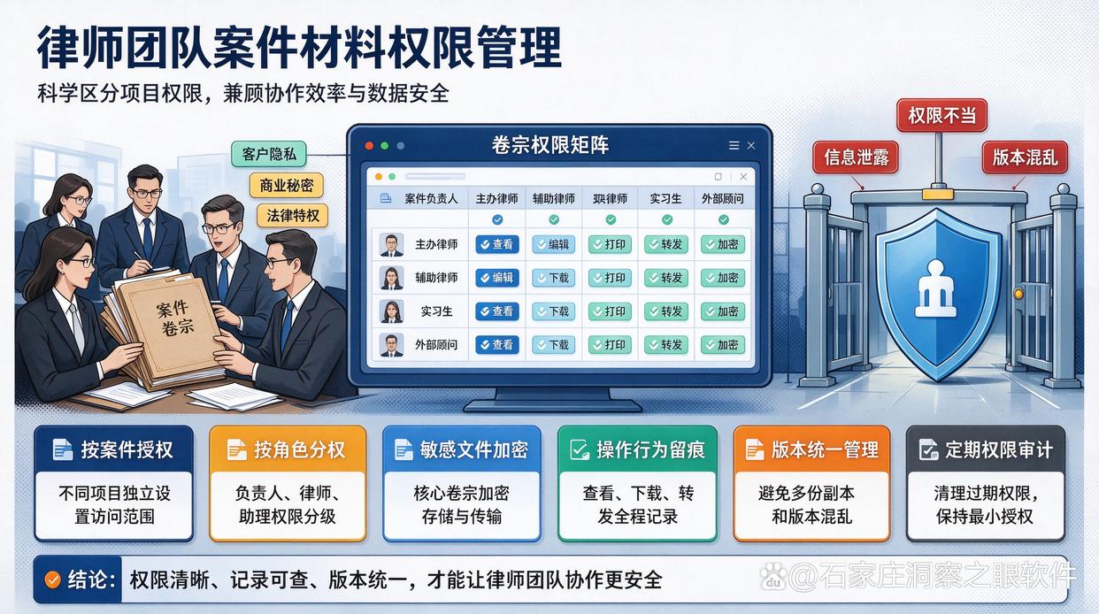 律师团队共享案件材料时,怎么区分项目权限?推荐六个文件管理小技巧,学起来(图1) 律师团队共享案件材料时,怎么区分项目权限?推荐六个文件管理小技巧,学起来(图1)