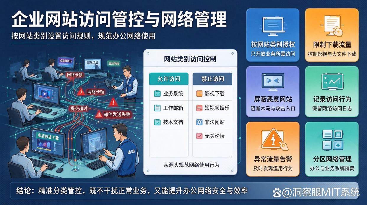 能否按网站类别设置允许或禁止访问?推荐六个网站管控措施,建议码住(图1) 能否按网站类别设置允许或禁止访问?推荐六个网站管控措施,建议码住(图1)