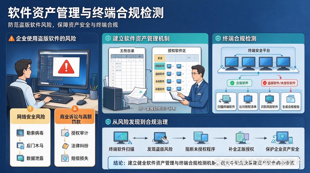 企业如何检测盗版软件?推荐6个盗版软件检测工具,码住必备(图1) 企业如何检测盗版软件?推荐6个盗版软件检测工具,码住必备(图1)