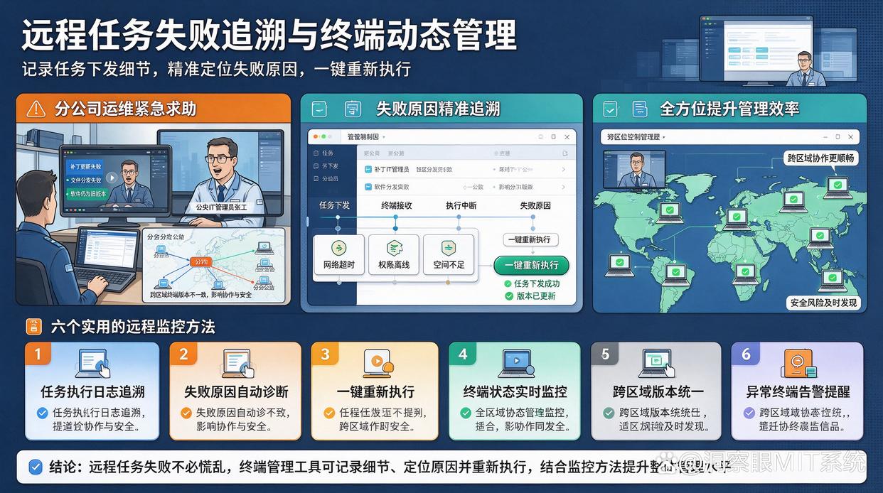远程任务失败后能否查看原因并重新执行?分享6个远程监控方法,建议码住(图1) 远程任务失败后能否查看原因并重新执行?分享6个远程监控方法,建议码住(图1)