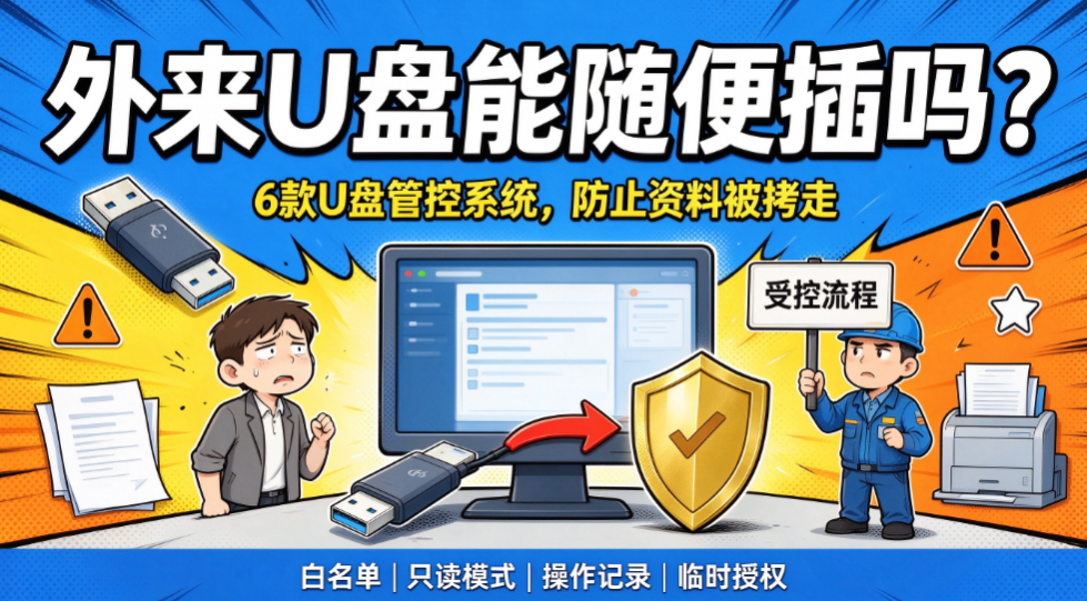 外来人员带 U 盘拷贝资料怎么办?6 款 U 盘管控系统推荐(图1) image.png