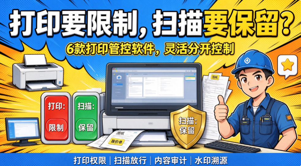 打印机要限制打印但保留扫描,6 款打印管控软件速看(图1) image.png