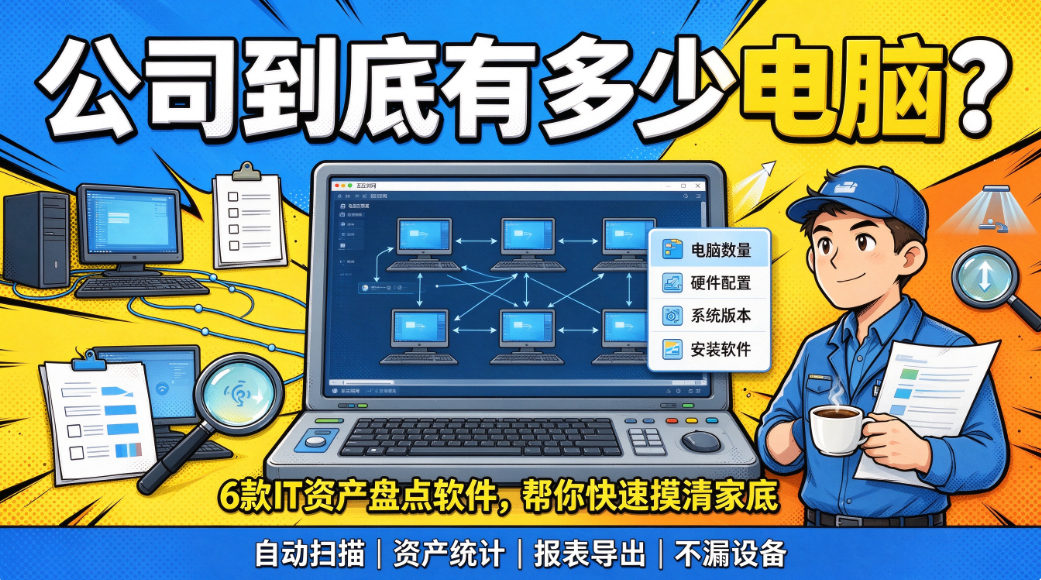 不清楚公司有多少电脑?6 款 IT 资产盘点软件推荐(图1) image.png