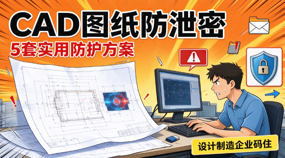 CAD 图纸防泄密怎么做?5 套实用加密方案推荐(图1) image.png