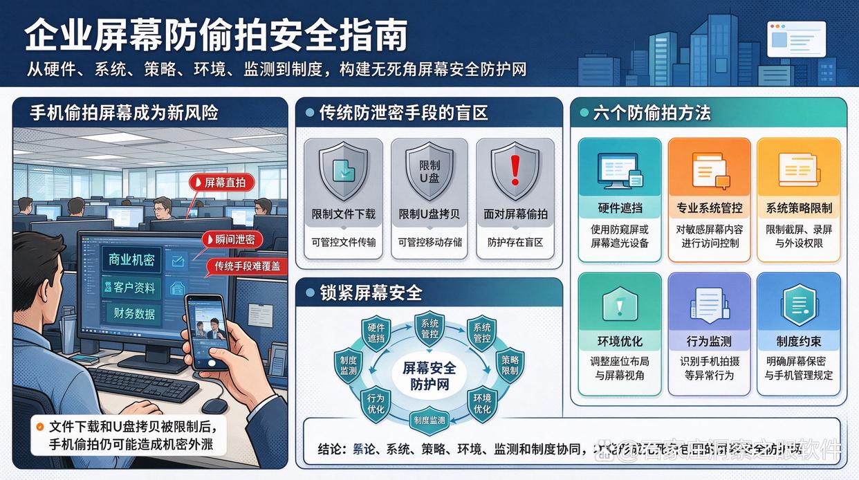 如何防止电脑屏幕被手机偷拍？推荐6个防偷拍方法，轻松守护屏幕(图1)