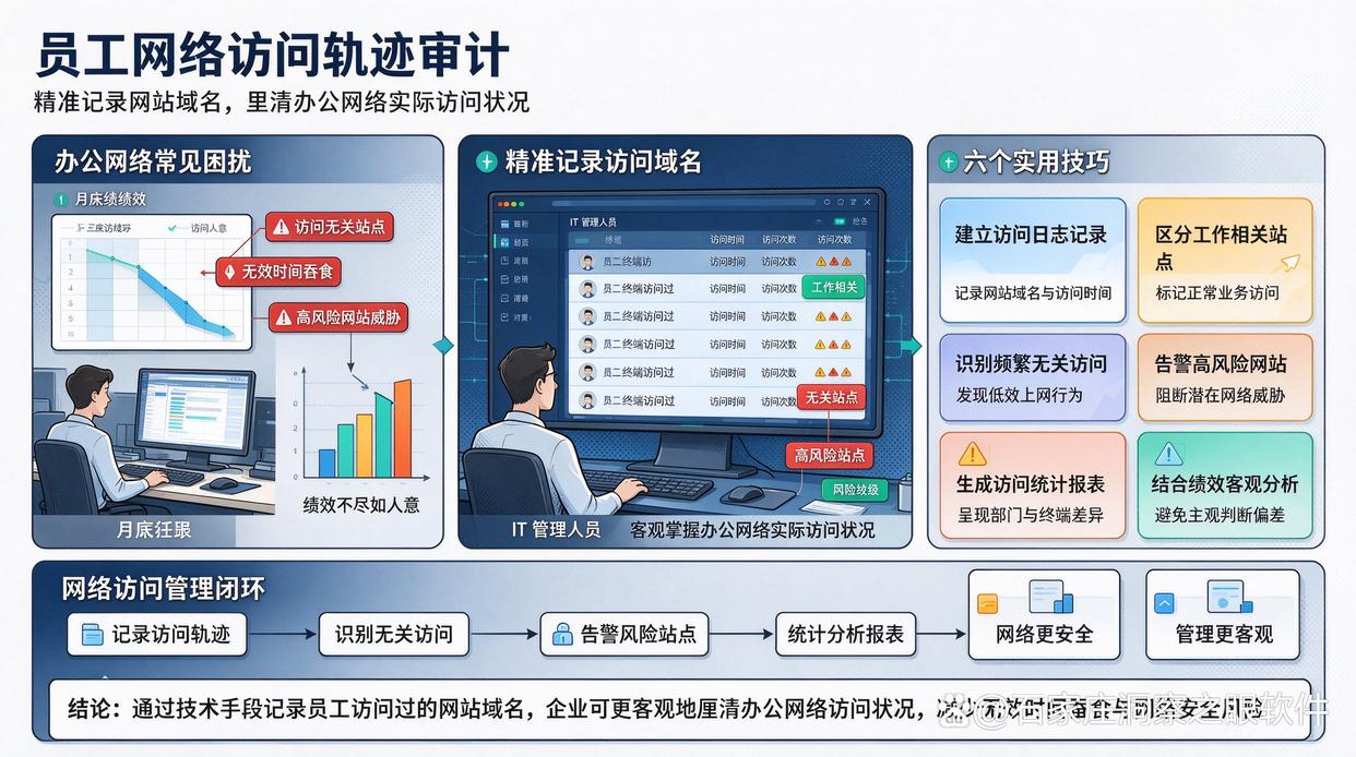 如何记录访问过的网站域名?教你六个实时记录网站访问的小技巧,建议码住(图1) 如何记录访问过的网站域名?教你六个实时记录网站访问的小技巧,建议码住(图1)