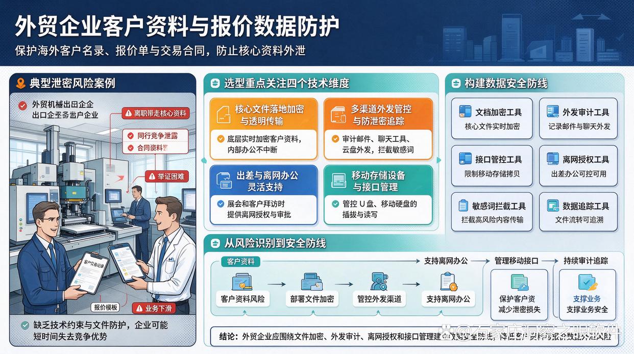 外贸企业如何选择客户资料保护软件?推荐6个保护重要资料的加密软件,收藏了(图1) 外贸企业如何选择客户资料保护软件?推荐6个保护重要资料的加密软件,收藏了(图1)