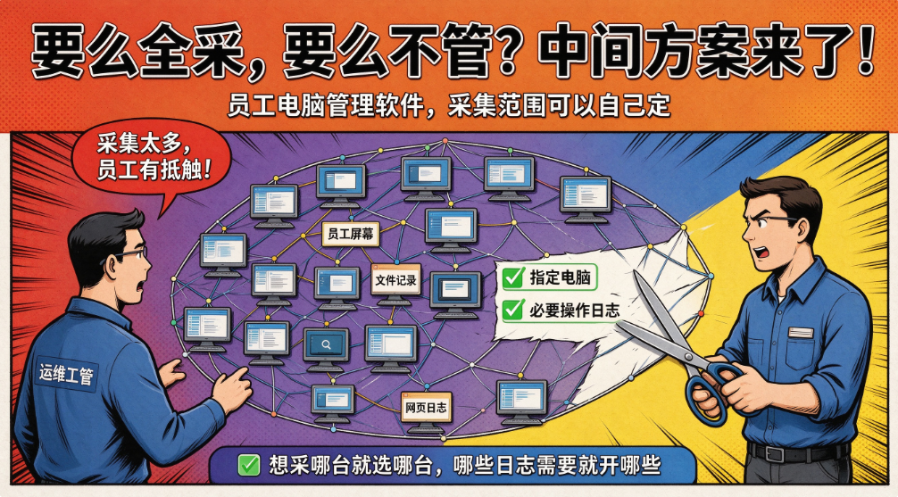 员工电脑管理软件怎么选?支持限定采集范围的 6 款软件推荐(图1) image.png