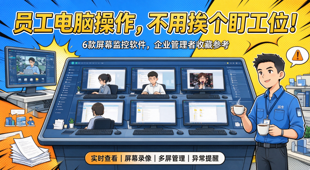 员工电脑如何监控?6 款屏幕监控软件,实时查看员工操作(图1) image.png
