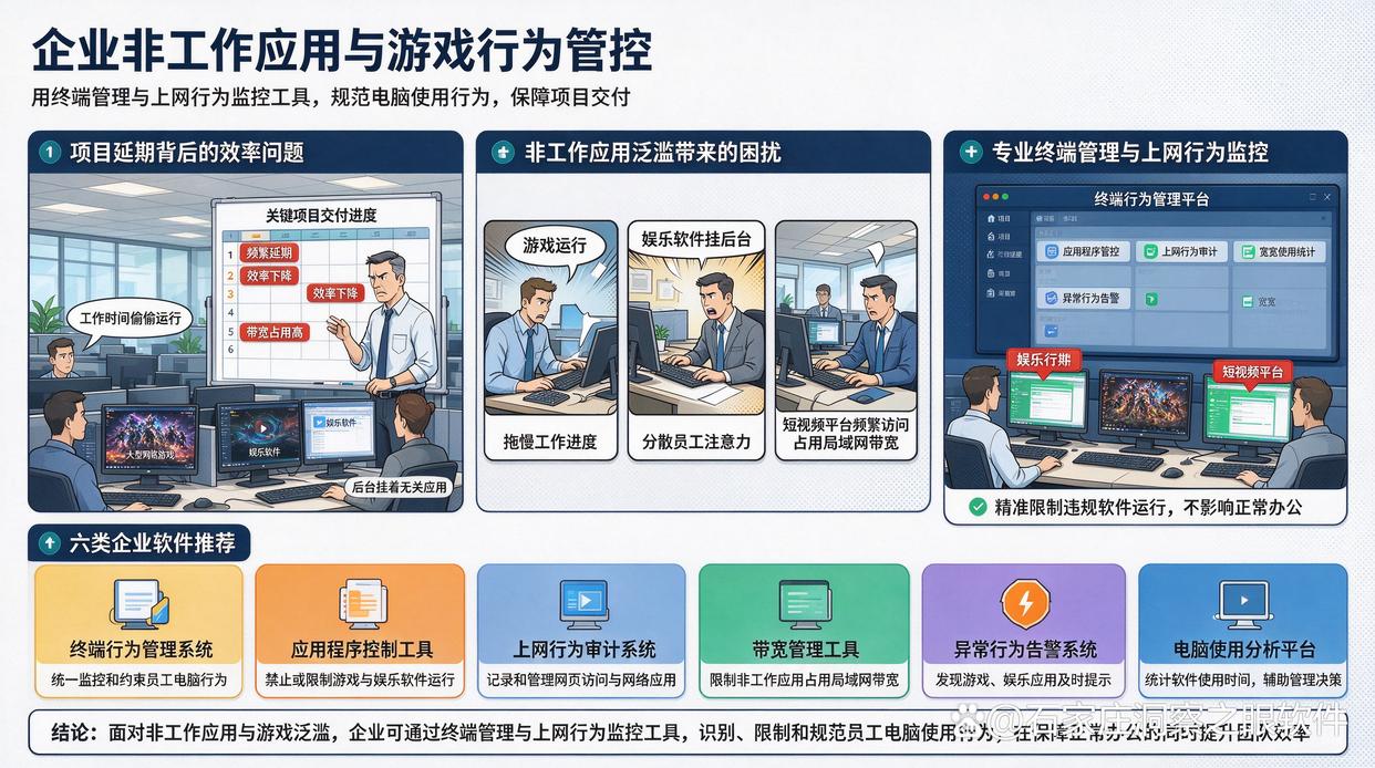 能否禁止启动指定的游戏或非工作应用?推荐六个上网行为监控软件,码住试试(图1) 能否禁止启动指定的游戏或非工作应用?推荐六个上网行为监控软件,码住试试(图1)