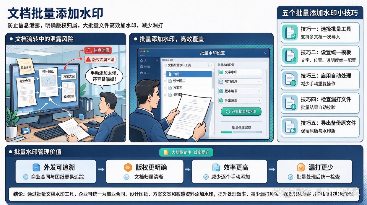 文档如何批量添加水印?教你5个批量添加水印的小技巧,学起来了(图1) 文档如何批量添加水印?教你5个批量添加水印的小技巧,学起来了(图1)