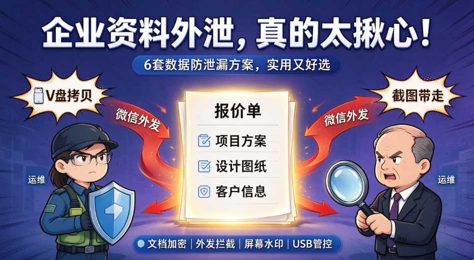 怕核心资料外泄?6 套数据防泄漏方案,2026 参考(图1) image.png