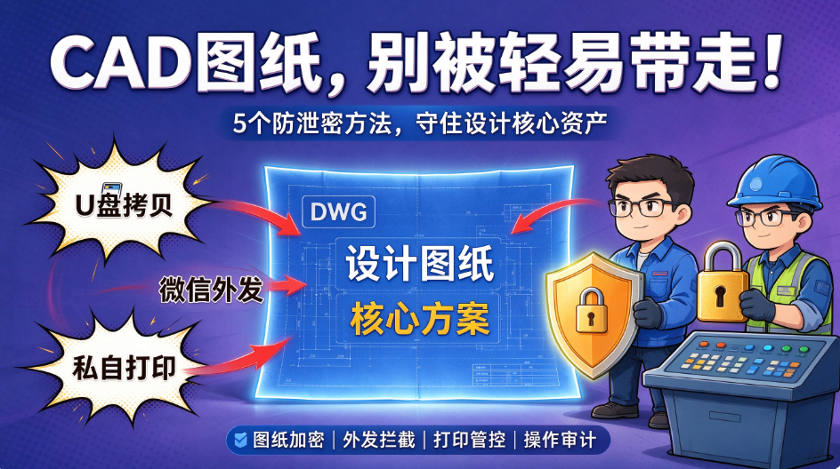 如何保护 CAD 图纸?5 个防泄密方法,守住设计核心资产(图1) image.png