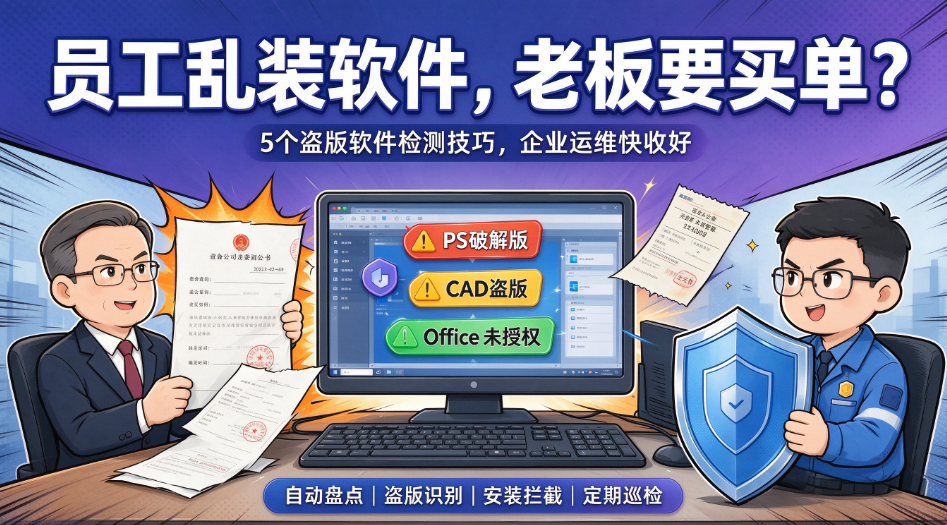 电脑盗版软件怎么查?5 个检测小技巧,企业运维快收好(图1) image.png