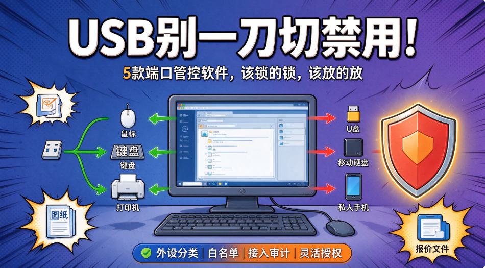 不想全盘禁用 USB?5 款端口管控软件,按需放开外设(图1) image.png