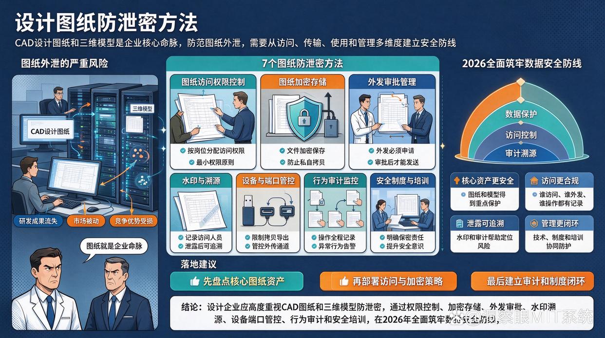 设计图纸泄密？分享7个图纸防泄密小技巧，让设计图纸不再泄密(图1)