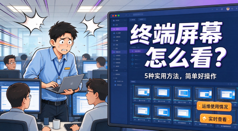 想实时监控终端屏幕?5 个实用方法,简单好操作(图1) image.png
