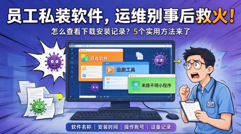 怎么查看员工下载的软件?5 个实用方法,一键查安装记录(图1) image.png