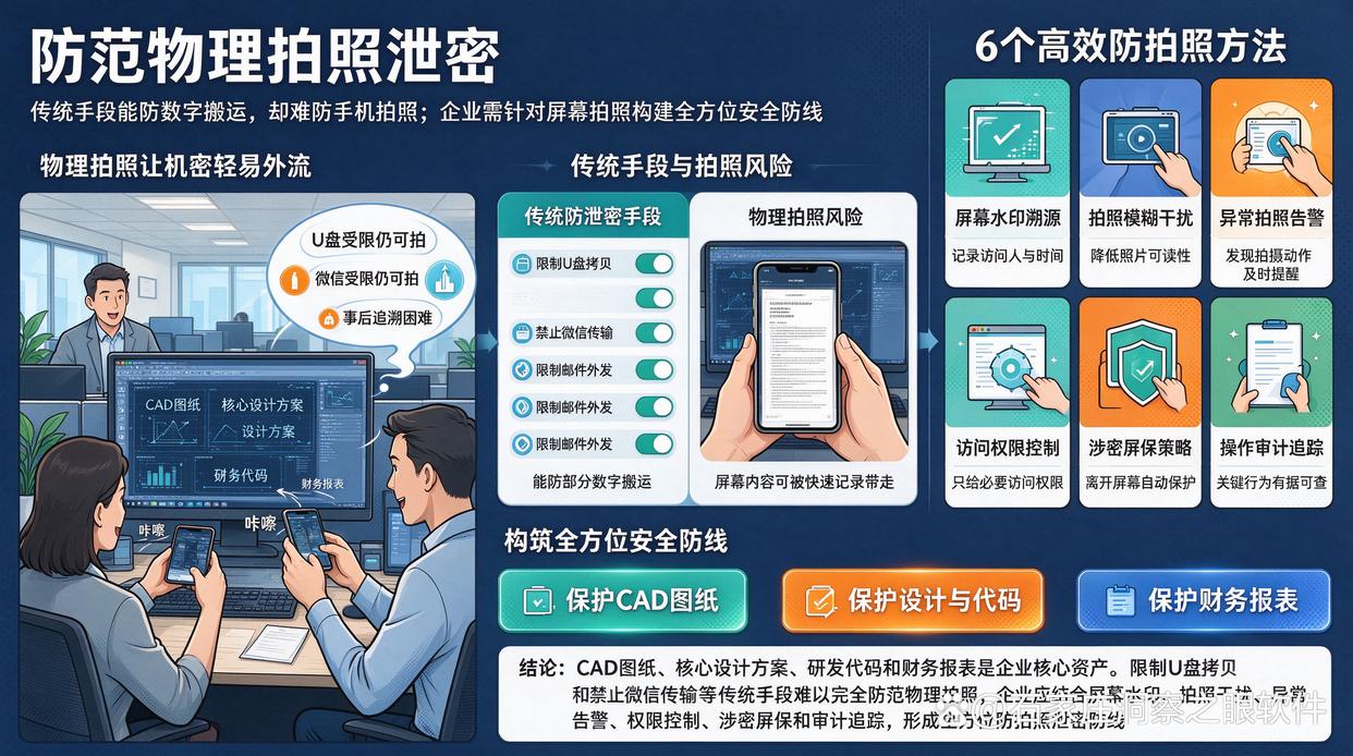 公司机密图纸被拍照泄密?分享6个防拍照技巧,码住了(图1) 公司机密图纸被拍照泄密?分享6个防拍照技巧,码住了(图1)