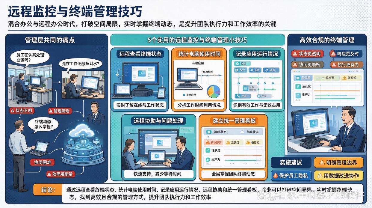 怎么实时远程监控电脑？教你五个远程监控小技巧，建议收藏(图1)