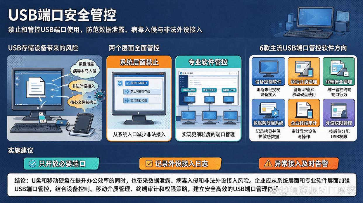 如何禁止USB端口的使用?推荐6个USB端口管控软件,轻松禁止USB端口(图1) 如何禁止USB端口的使用?推荐6个USB端口管控软件,轻松禁止USB端口(图1)