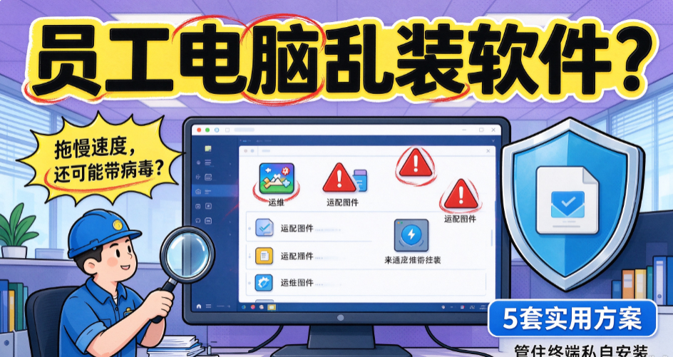 电脑终端私自装软件难管?5 套管控方案限制私自安装(图1) image.png