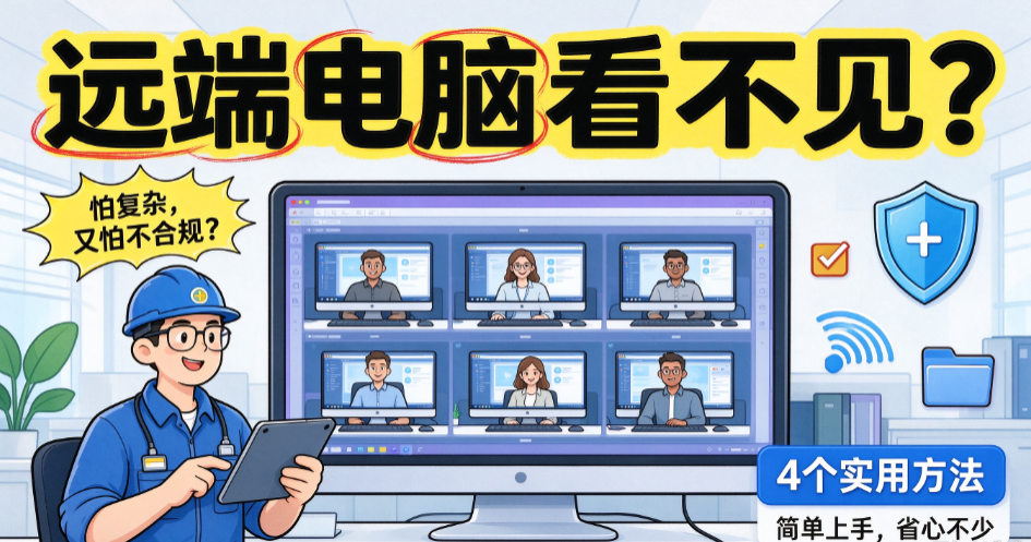 企业远程电脑监控怎么配?4个合规方法,简单高效(图1) image.png