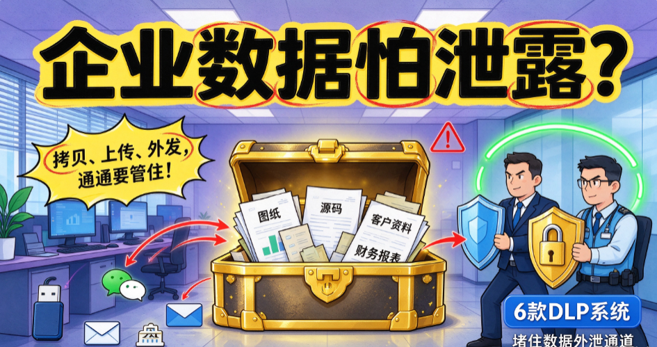 企业数据如何防泄露?6 款 DLP 数据防泄漏系统盘点(图1) image.png